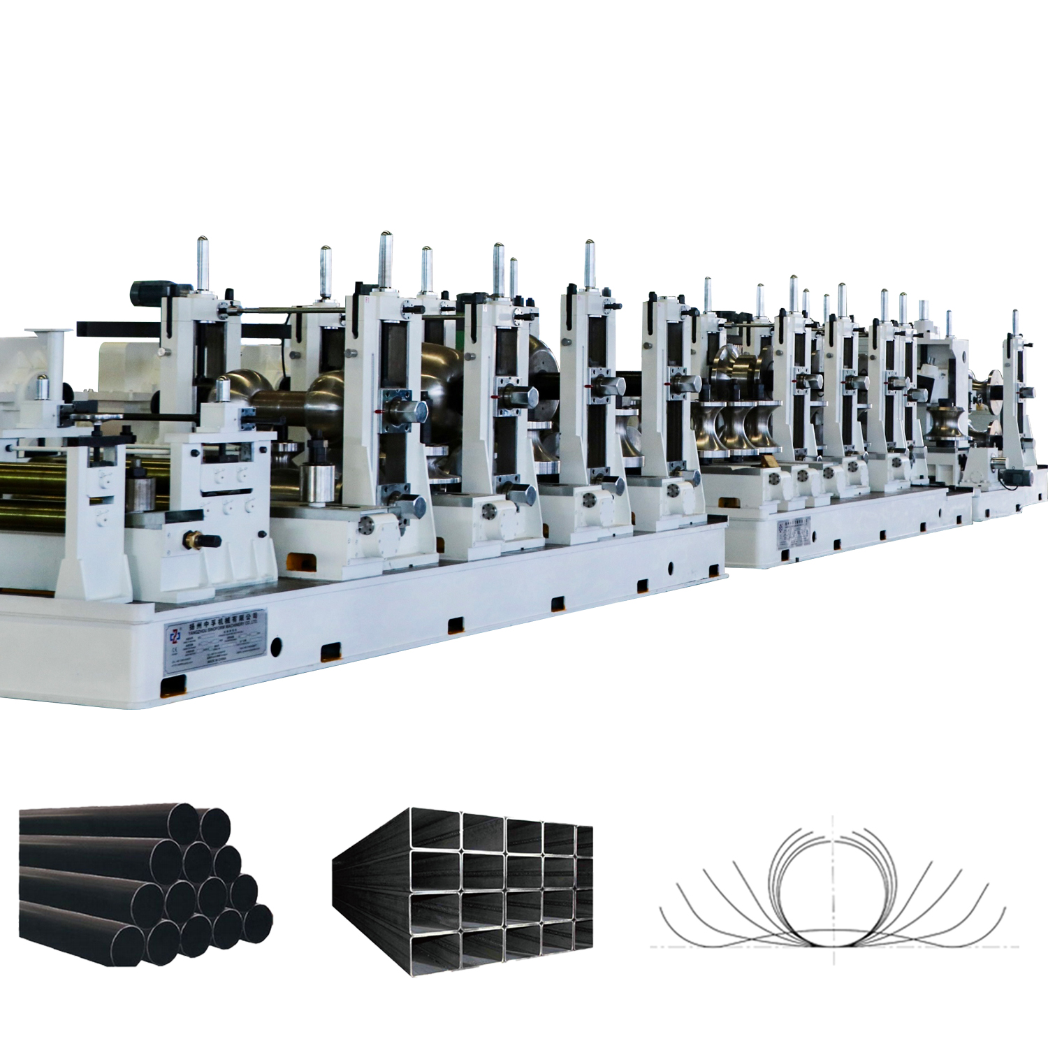 Dây chuyền nghiền ống HG325 chia sẻ Con lăn
